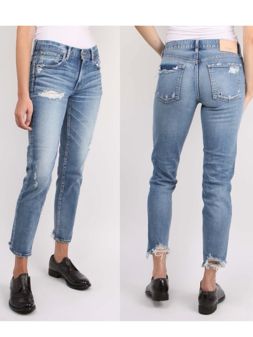 MOUSSY Vintage Lindsay Comfort Distressed Skinny Jeans‎ Size 24